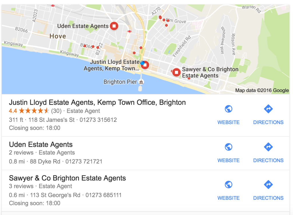 Google My Business for Estate Agents